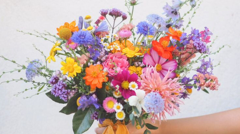 A bouquet of flowers