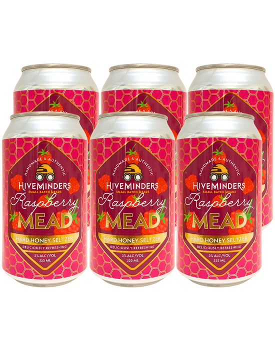 Raspberry Hard Honey Seltzer 6-Pack