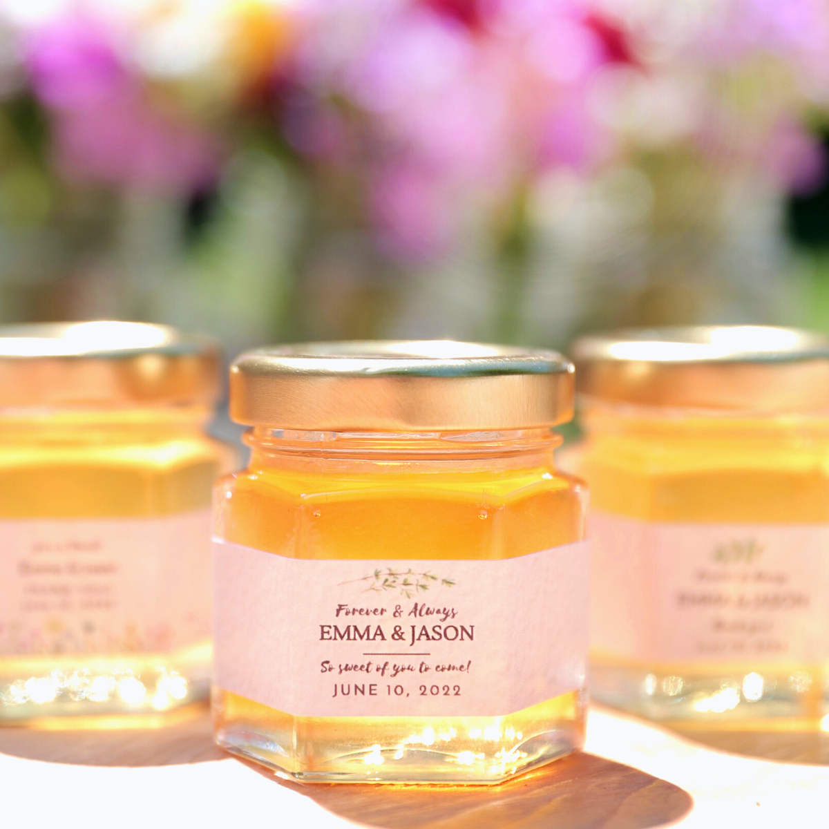 Honey favour jar.