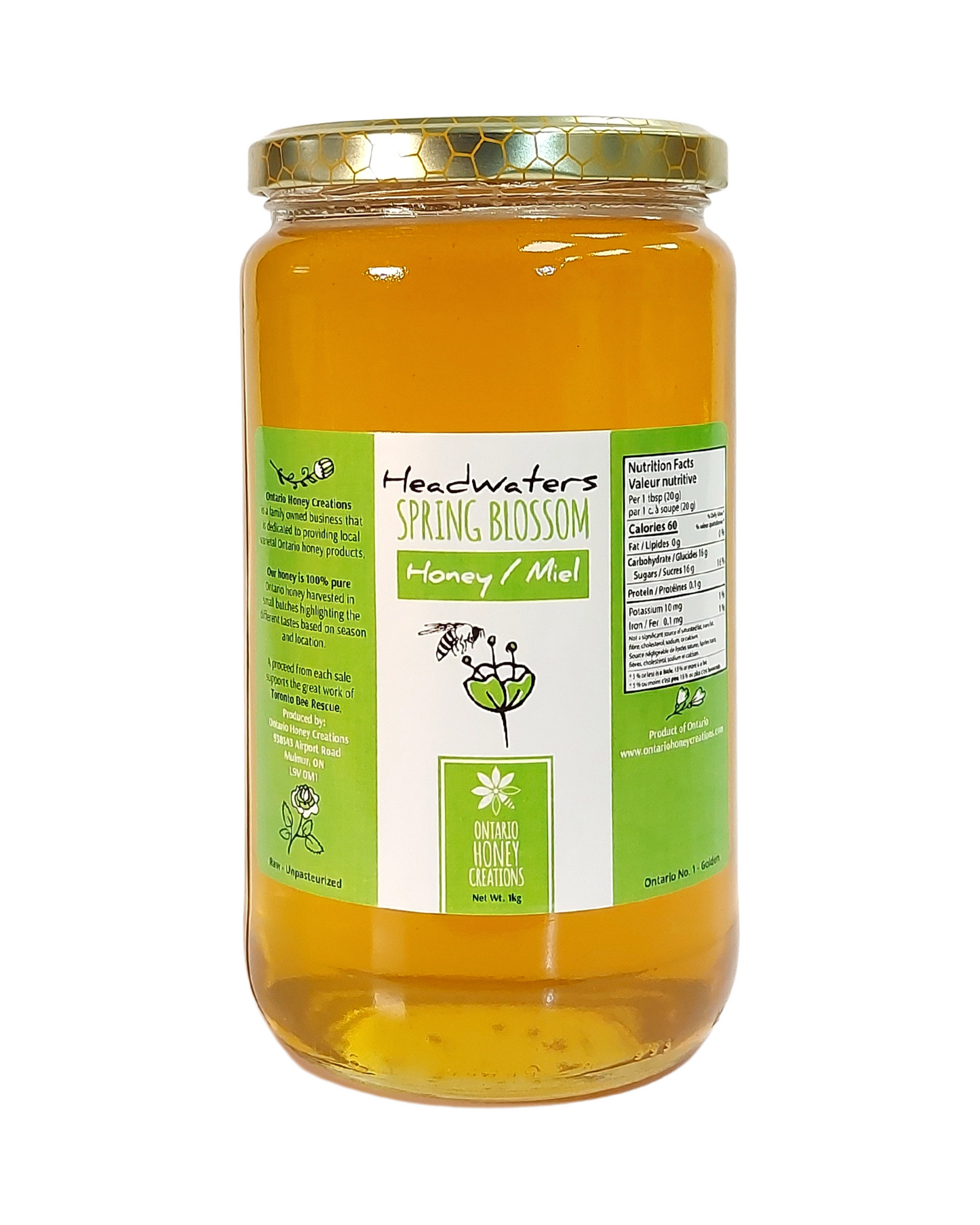 Headwaters Spring Blossom Honey 1kg
