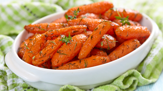 Honey Mustard Glazed Carrots