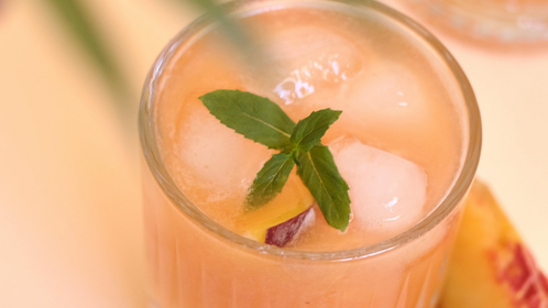 Ginger Peach Spritzer