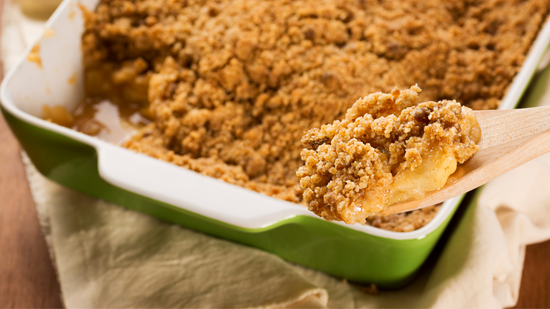 Pumpkin Spiced Apple Crumble