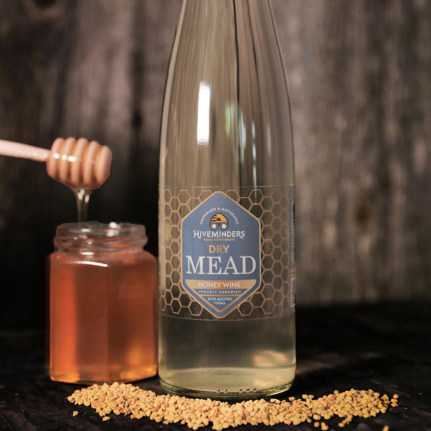 Image of rhubarb mead being poured into a tall wine glass.