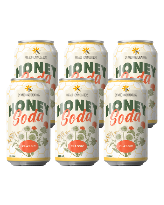Load image into Gallery viewer, Honey Soda - Classic 6 Pack
