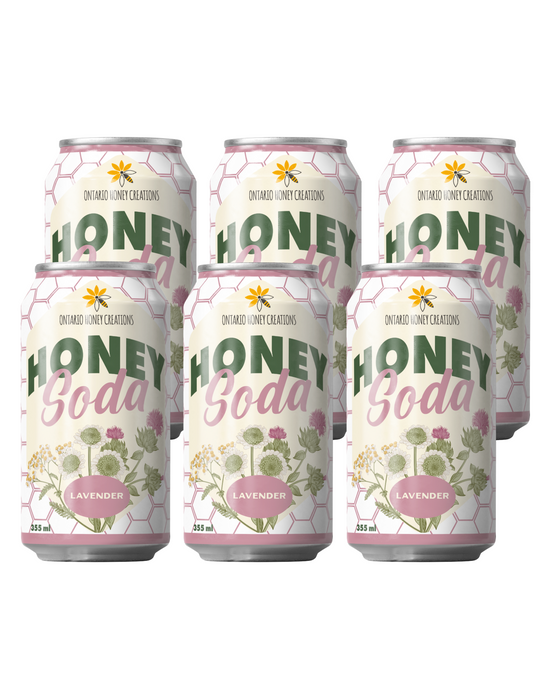 Lavender Honey Soda 6 Pack