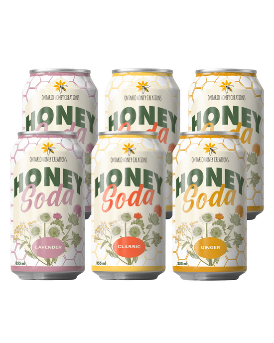 Variety Honey Soda 6-Pack
