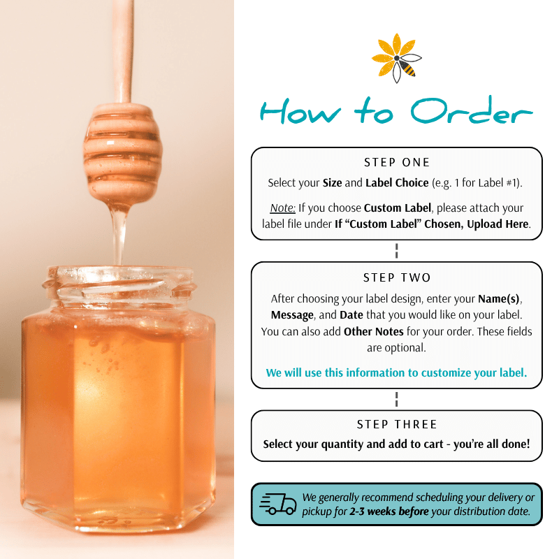 Honey Favour Infographic (How to Order)