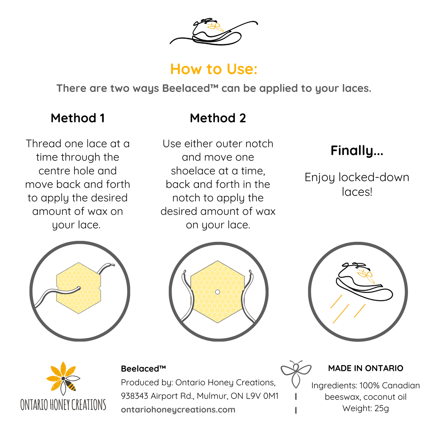 Beelaced Shoelace Grip Enhancer