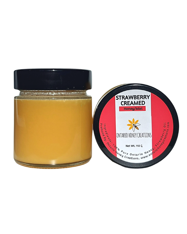 Strawberry Creamed Honey
