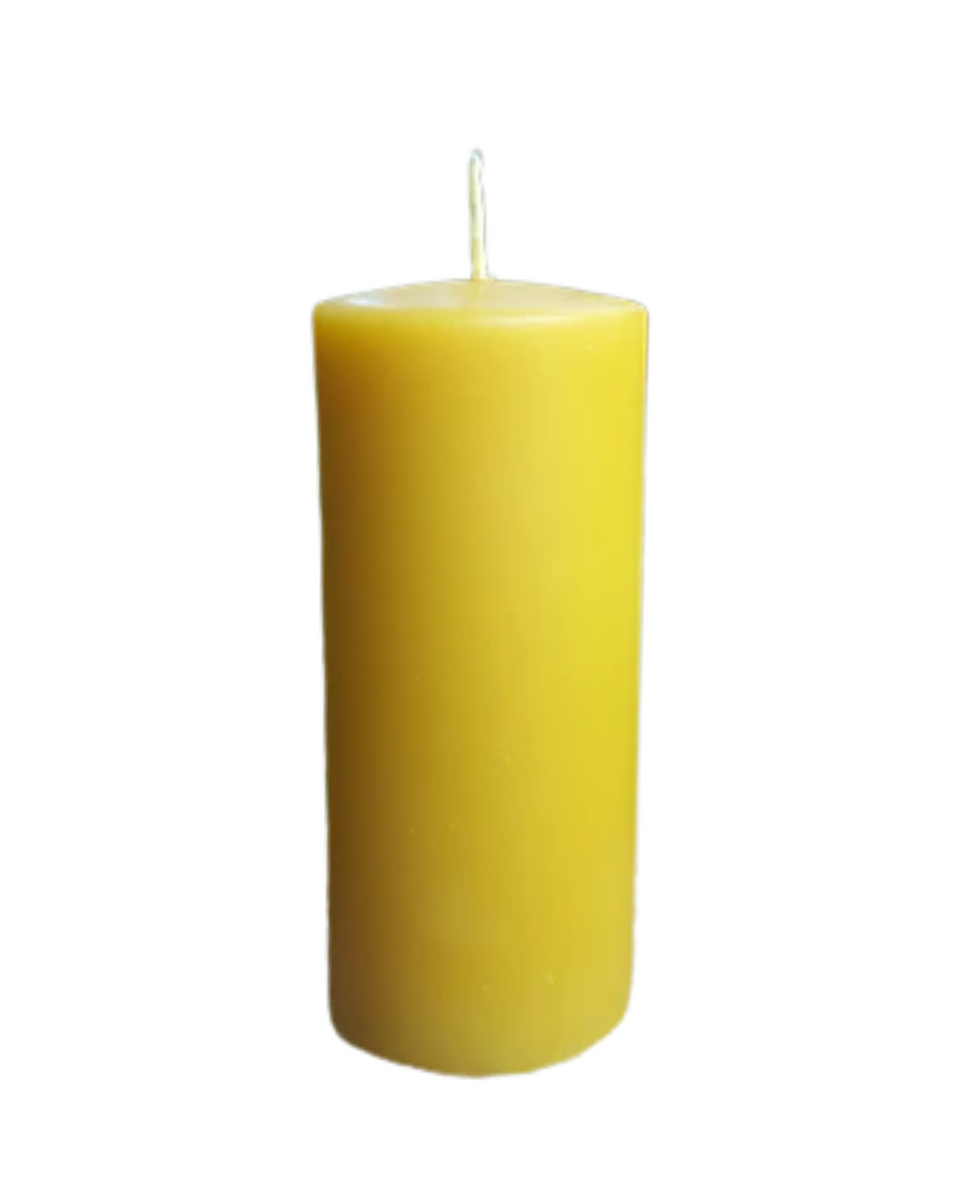 Beeswax Round Candle Ontario Honey Creations