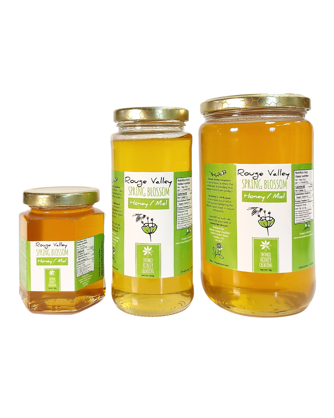 Raw Honey Ontario Honey Creations